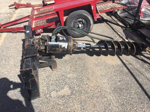 LOADER POWER AUGER ATTACHMENT, 9" X 4' BIT