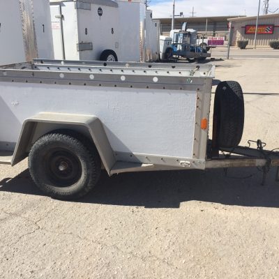 TRAILER, 4' X 8' OPEN WHITE