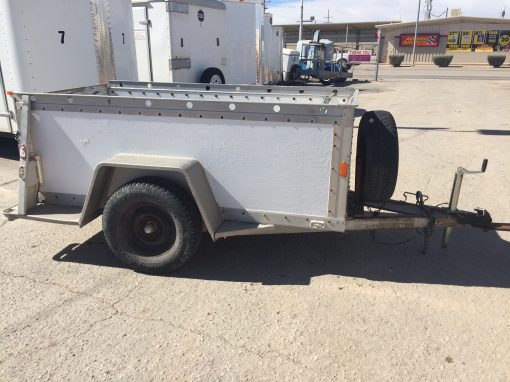 TRAILER, 4' X 8' OPEN WHITE
