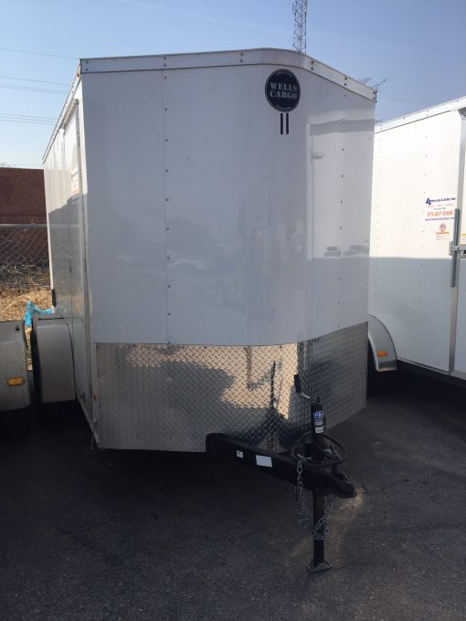 TRAILER, 6 X 12 ENCLOSED WHITE